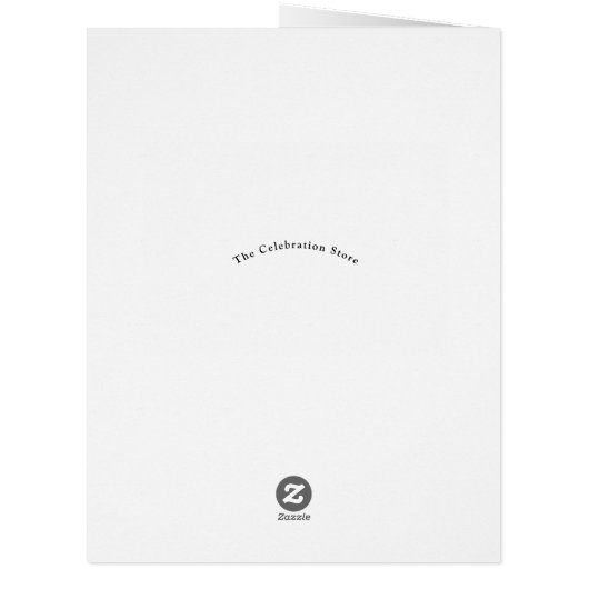 50th Birthday Name 1972 Black Gold Elegant Card (裏面)