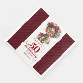 50th Birthday Napkins Funny Old Lady Party Table (コーナー)