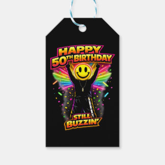 50th Birthday old skool raver Scottish rave scene  ギフトタグ