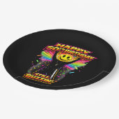 50th Birthday old skool raver Scottish rave scene  ペーパープレート (アングル)