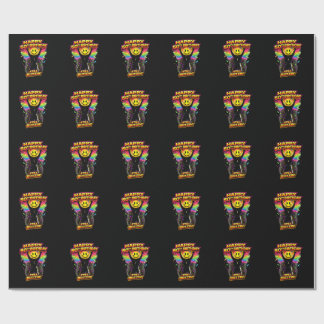 50th Birthday old skool raver Scottish rave scene  ラッピングペーパー