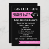 50th Birthday Partyへの招待 招待状 (正面/裏面)