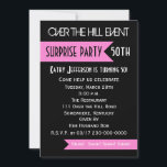 50th Birthday Partyへの招待 招待状<br><div class="desc">特別な女性のために丘の50thサプライズ誕生日パーティーを計画？この素晴らしタイポグラフィは、特に女性のために作られた丘の驚きの50歳の誕生日パーティーの招待。黒い背はっきりした景とピンクのアクセントが特徴でモダンtouch。「OVER THE HILLイベント」という言葉がトップに並び、「SUBLESSEパーティー」「50th」という言葉が現れる。 すべての驚きのパーティー詳細でデザインをパーソナライズすることができ、単に誰もが覚えていることを確かめるために"SHHH!シーッ！シーッ！ピンクのタブに下に沿って表示される。お客素晴らし様を招待状する方法は、女性のための驚きの50歳の誕生日パーティーに。Copyright henishouseofpaper</div>