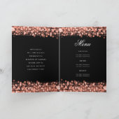 50th Birthday Partyプログラムバラ金ゴールド（メニュー付） プログラム (内部)