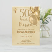 50th Birthday Party  招待状 (スタンド正面)