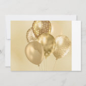 50th Birthday Party  招待状 (裏面)