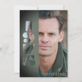 50th birthday party photo 生まれ 1975招待状 招待状 (正面)