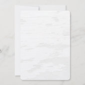 50th Birthday Party Red Wine Glass and Bottle 招待状 (裏面)