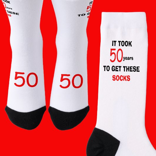 50th Birthday Socks Men Funny ソックス