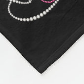 50th Birthday Women Cheers To 50 Years Fabulous Si フリースブランケット (角)