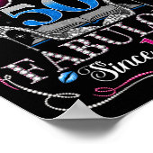 50th Birthday Women Cheers To 50 Years Fabulous Si ポスター (角)