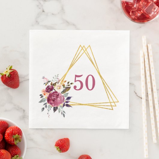 50th Bohoフローラ幾何学模様 (インサイチュ)