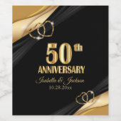 50th Golden Anniversary  ワインラベル (シングルラベル)