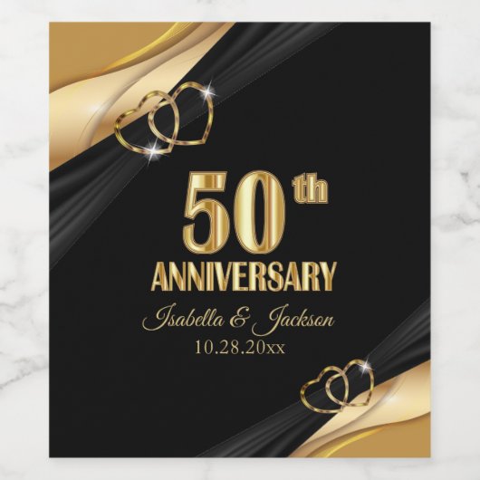 50th Golden Anniversary  ワインラベル (シングルラベル)