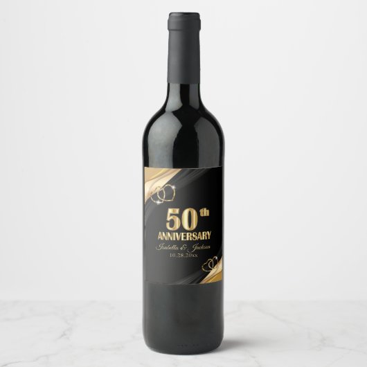 50th Golden Anniversary ワインラベル (正面)