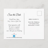 50th Golden Anniversary – 日付を保存 案内ポストカード (裏面)