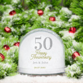 50th happy anniversary name date silver gold date  (クリスマス)
