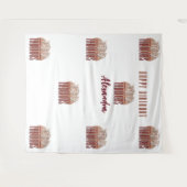 50th Happy Birthday Photobooth Backdrop タペストリー (正面(横))