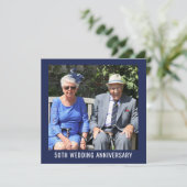 50th Photo Wedding Anniversary 招待状 (スタンド正面)