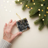 50th Wedding Anniversary Infinity Photo Collage セラミックオーナメント