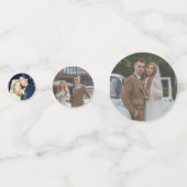 50th Wedding Anniversary Party Decor Custom Photo コンフェッティ (裏面)