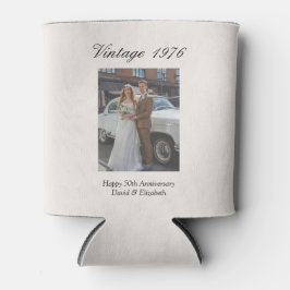 50th Wedding Anniversary Party Favor Custom Photo 缶クーラー
