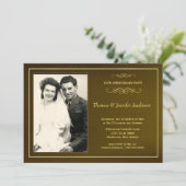 50th Wedding Anniversary Party Photo Invitations 招待状 (スタンド正面)