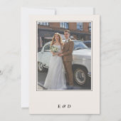 50th Wedding Anniversary Party Vow Renewal 2 Photo 招待状 (裏面)