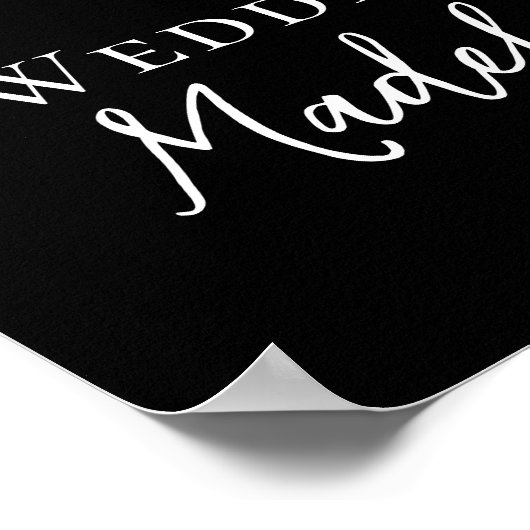 50th wedding anniversary photo collage welcome ポスター (角)