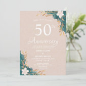 50th Wedding Anniversary Surprise Invitation 招待状 (スタンド正面)