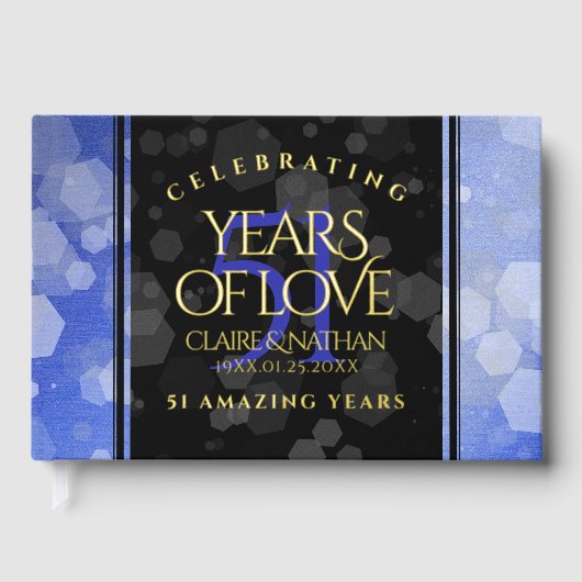 51エレガント回目のサファ結婚イア記念日 ゲストブック (正面)