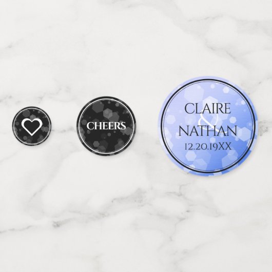 51エレガント回目のサファ結婚イア記念日 コンフェッティ (裏面)