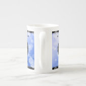 51エレガント回目のサファ結婚イア記念日 ボーンチャイナマグカップ (裏面)