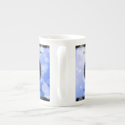 51エレガント回目のサファ結婚イア記念日 ボーンチャイナマグカップ (裏面)