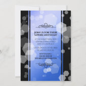 51エレガント回目のサファ結婚イア記念日 招待状 (裏面)