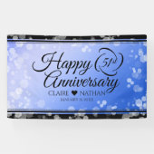 51エレガント回目のサファ結婚イア記念日 横断幕 (横)