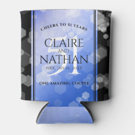 51エレガント回目のサファ結婚イア記念日 缶クーラー