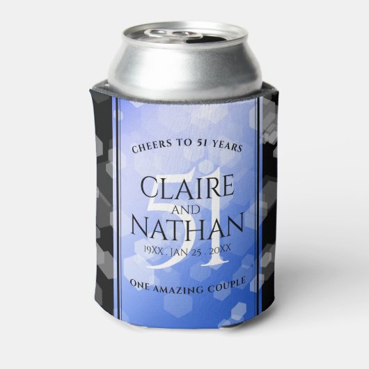 51エレガント回目のサファ結婚イア記念日 缶クーラー (缶裏面)