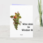 51周年おめでとう（カスタマイズ可能） カード (裏面)