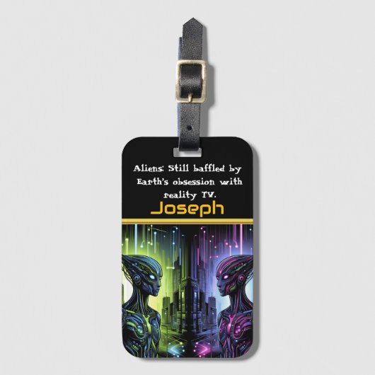 51地域で発見された地球外謎の宇宙飛行士 ラゲッジタグ (正面縦)