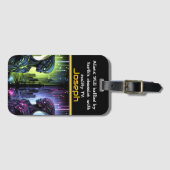 51地域で発見された地球外謎の宇宙飛行士 ラゲッジタグ (正面横)