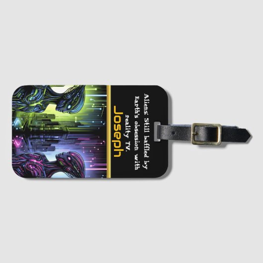 51地域で発見された地球外謎の宇宙飛行士 ラゲッジタグ (正面横)