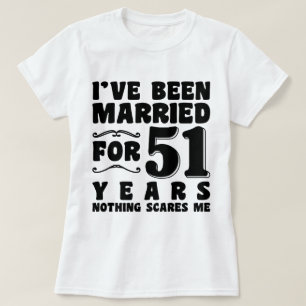 51年目の結婚記念日のプレゼント Tシャツ