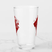 51日 – ワシントンDC国旗の州境界線 タンブラーグラス (左)