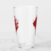 51日 – ワシントンDC国旗の州境界線 タンブラーグラス (右)