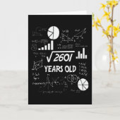 51歳の昔の数学先生51st誕生日ギフト カード (黄色い花)