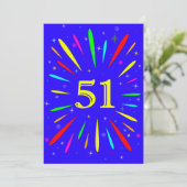 51歳の誕生日パーティーの招待状の爆発 招待状 (スタンド正面)
