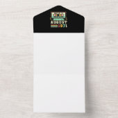 51歳の誕生日プレゼント 1971年のヴィンテージ 51年 オールインワン招待状 (内側)