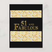 51歳の誕生日 ポストカード (正面)