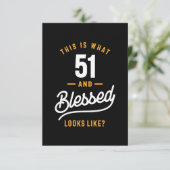 51歳の誕生日 出欠カード (スタンド正面)